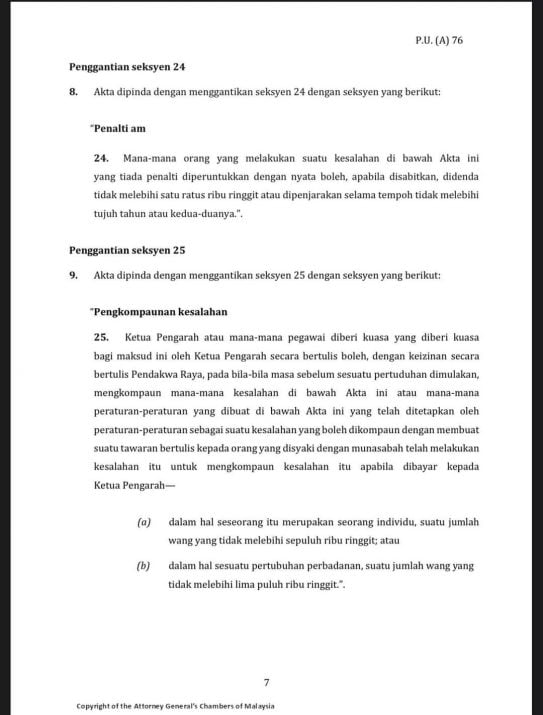 Kompaun Ingkar PKP Dinaikkan RM10,000. Ini Kesalahan Yang Boleh Dikompaun