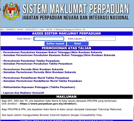 Panduan Pendaftaran Anak Ke Tabika Perpaduan Sesi 2022 Secara Online