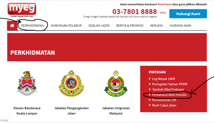 Semak Tarikh Tamat Tempoh Roadtax Kenderaan Secara Online2