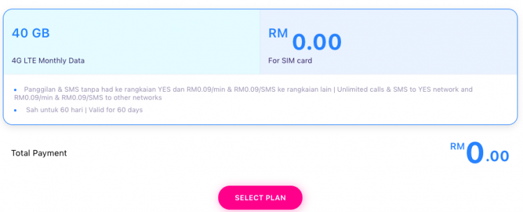 Yes Kasi Up B40: Cara Mohon Kad Sim & Data 40GB Percuma Bagi Semua Golongan B40