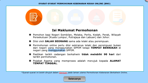 Cara Mohon Kebenaran & Pendaftaran Nikah Secara Online Melalui Sistem SSPIM