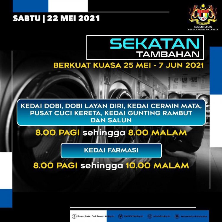 [Rasmi] SOP Lengkap PKP 3.0 Diperketat Mulai 25 Mei 2021 Di Seluruh Negara