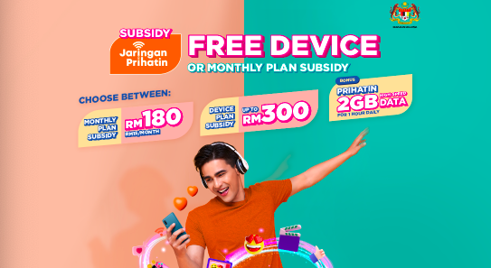 Program Jaringan Prihatin: Cara Daftar Bantuan Peranti & Pelan Data RM180 - RM300 Golongan B40