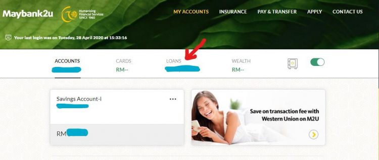 Cara Semak Baki Pinjaman Kereta Maybank Secara Online & Di Mesin ATM