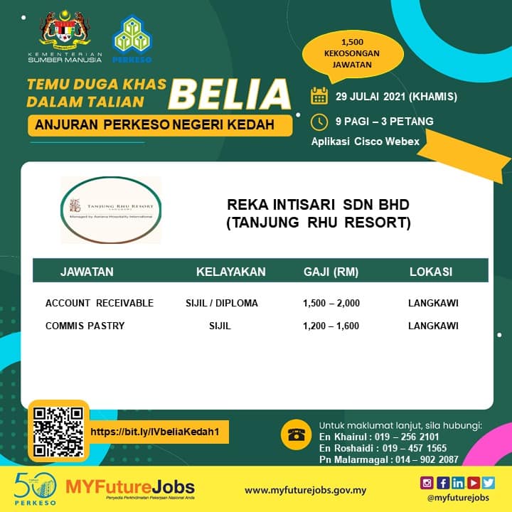 1500 Kekosongan Jawatan Di Temuduga Khas Belia. Daftar Sekarang & Terima Insentif RM1,000 Jika Layak