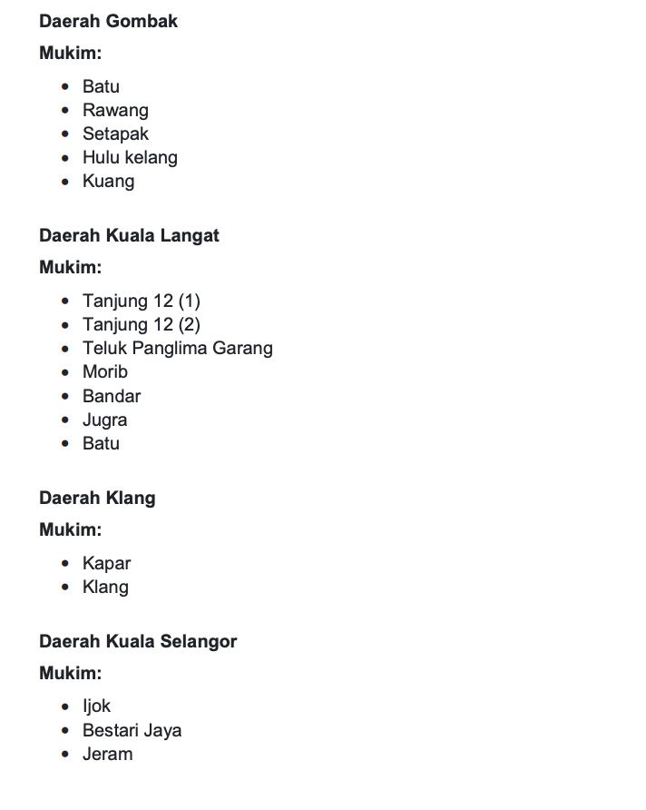 Senarai Kawasan Dikenakan PKPD Selangor & Kuala Lumpur Serta SOP Yang Perlu Dipatuhi