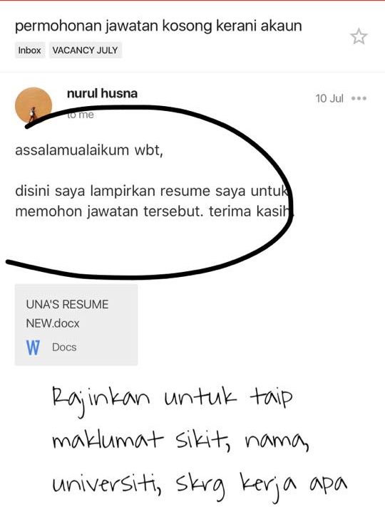 "Nak Mohon Kerja Ke Berkenalan?" Ini 6 Kesilapan Mohon Kerja Melalui Email Menurut Pemerhatian CEO