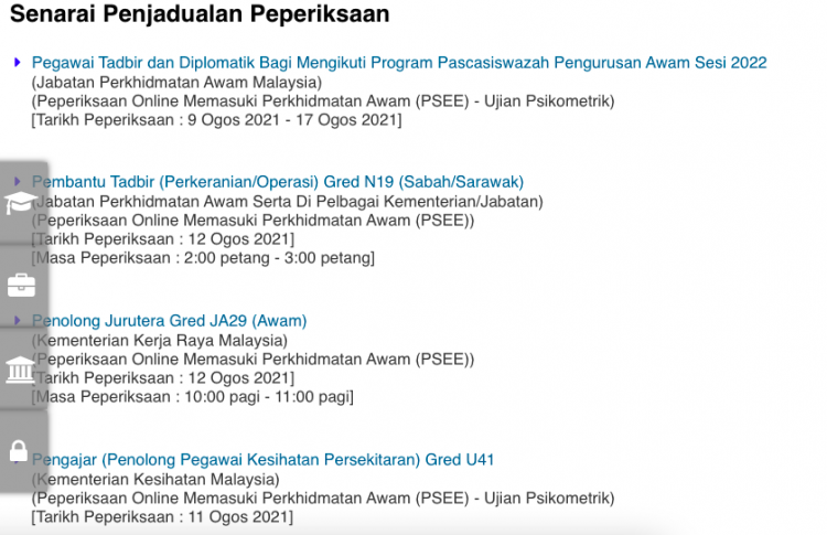 Calon Yang Mohon Kerja SPA Diingatkan Buat Semakan Penjadualan & Keputusan Melalui 2 Saluran Ini