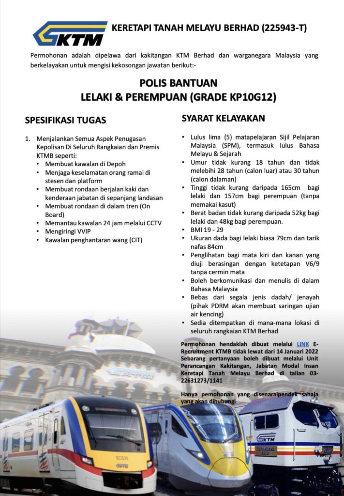 Keretapi Tanah Melayu Berhad (KTMB)