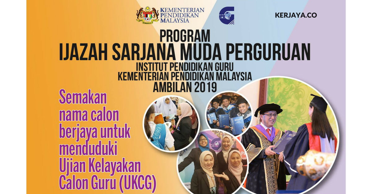 Semakan Ujian Kelayakan Calon Guru (UKCG) IPG