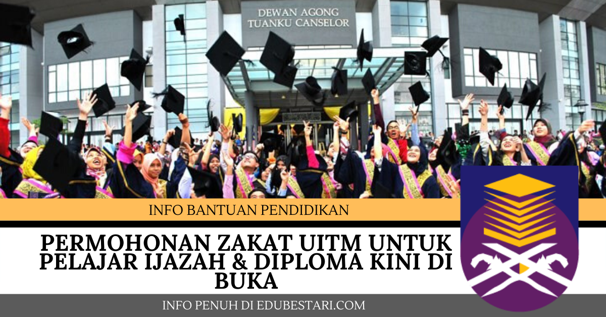 Permohonan Zakat UiTM Untuk Pelajar Ijazah & Diploma Kini Di Buka