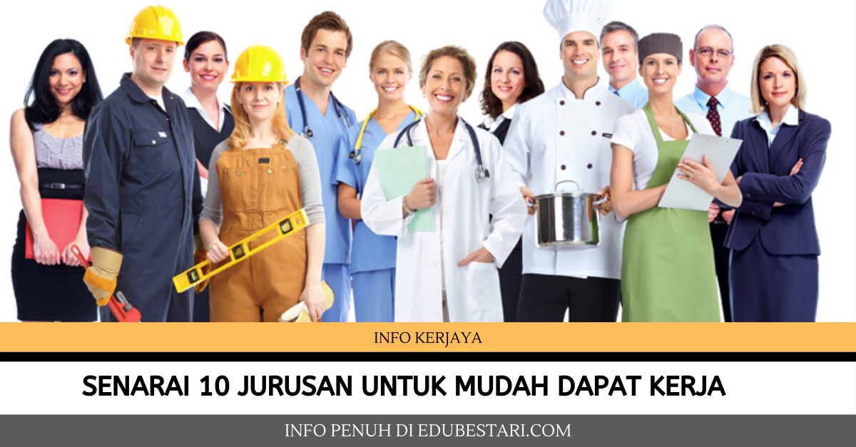 Senarai 10 Ijazah Bidang Pengajian Yang Mudah Dapat Kerja