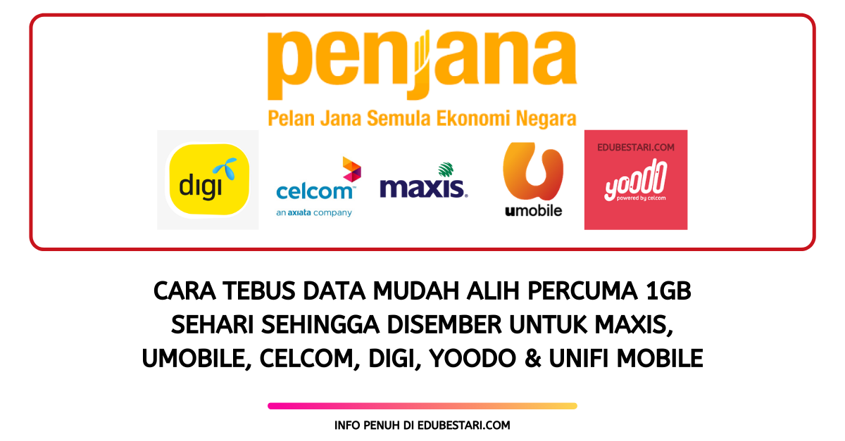 Cara Tebus Data Internet Percuma
