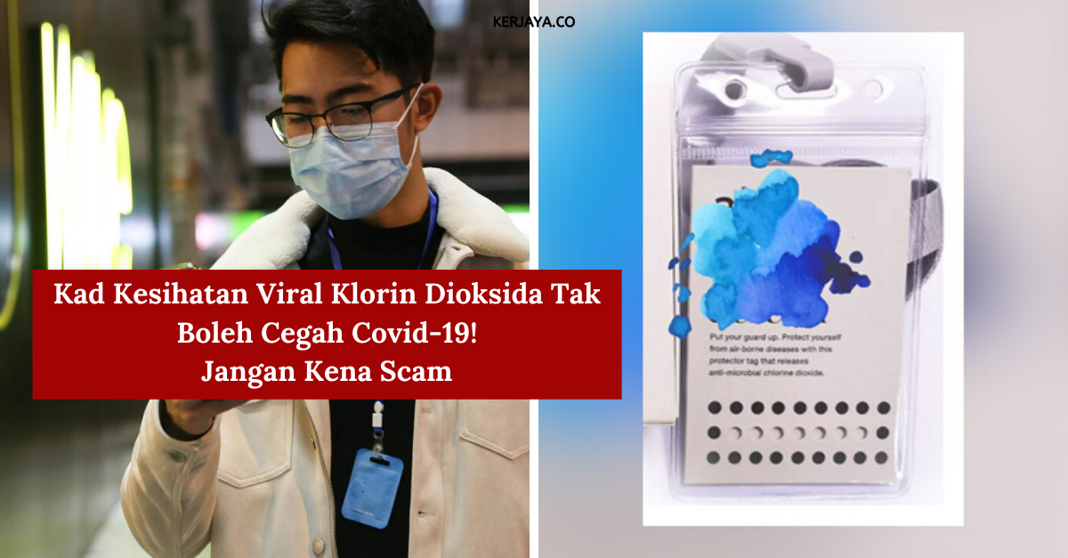 Kad Kesihatan Viral Klorin Dioksida Tak Boleh Cegah Covid-19