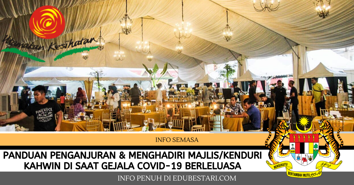 Panduan Penganjuran & Menghadiri Majlis/Kenduri Kahwin Di Saat Gejala COVID-19 Berleluasa