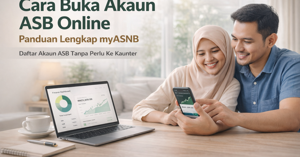 Cara Mudah Buka Akaun ASB Secara Online Buat Di Rumah
