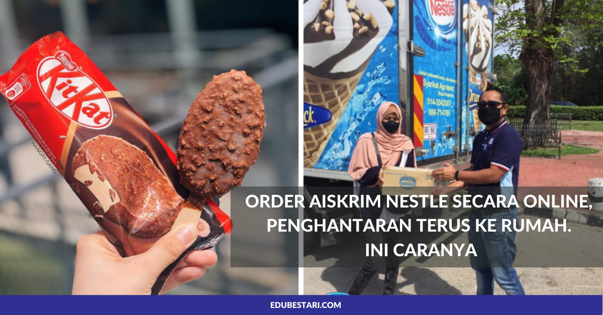 Order Aiskrim Nestle Secara Online, Penghantaran Terus Ke Rumah. Ini Caranya