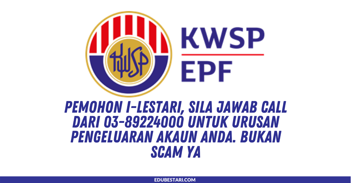 Pemohon i-Lestari, Sila Jawab Call Dari 03-89224000 Untuk Urusan Pendaftaran Akaun Anda. Bukan Scam Ya