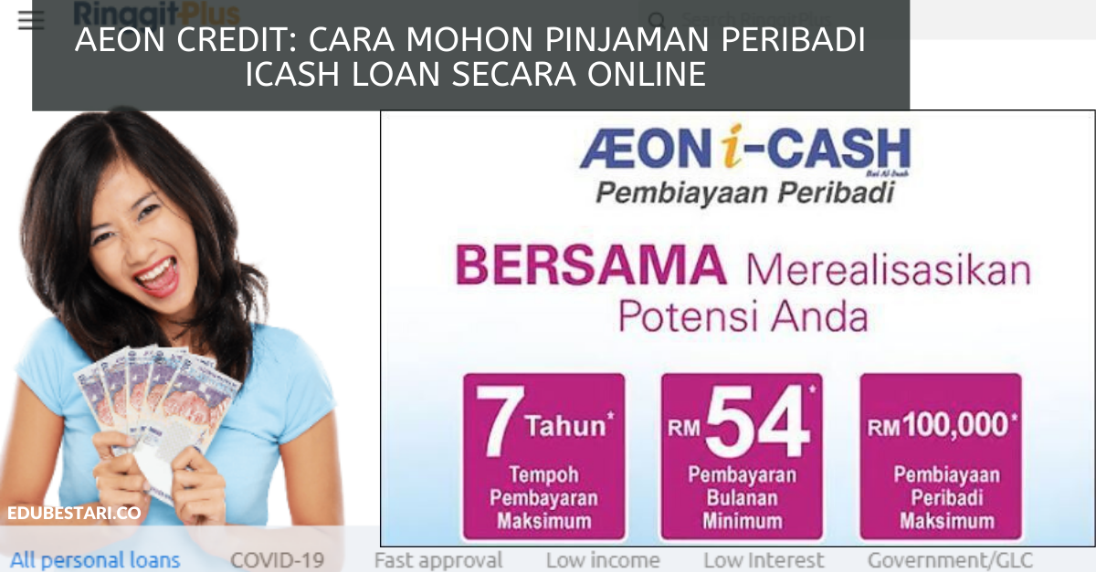 AEON Credit: Cara Mohon Pinjaman Peribadi iCash Loan Secara Online