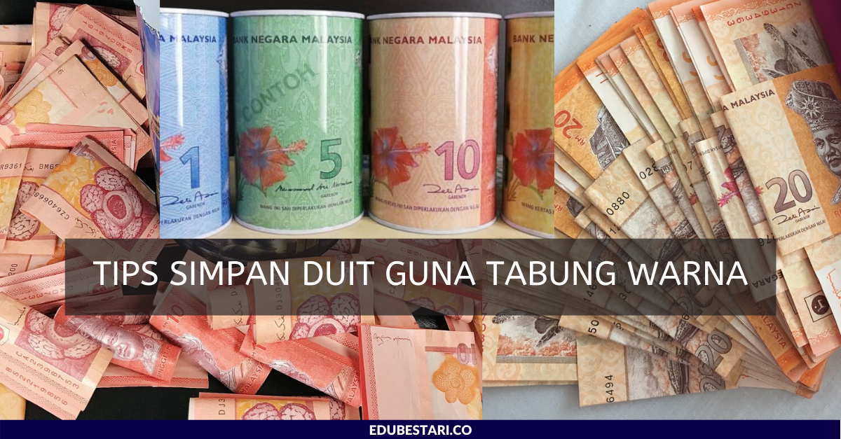Tips Simpan Duit Guna Tabung Warna