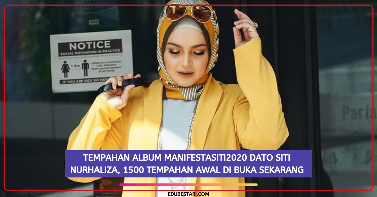 Beli Album ManifestaSiti2020 Dato Siti Nurhaliza, 1500 Tempahan Awal Di Buka Sekarang
