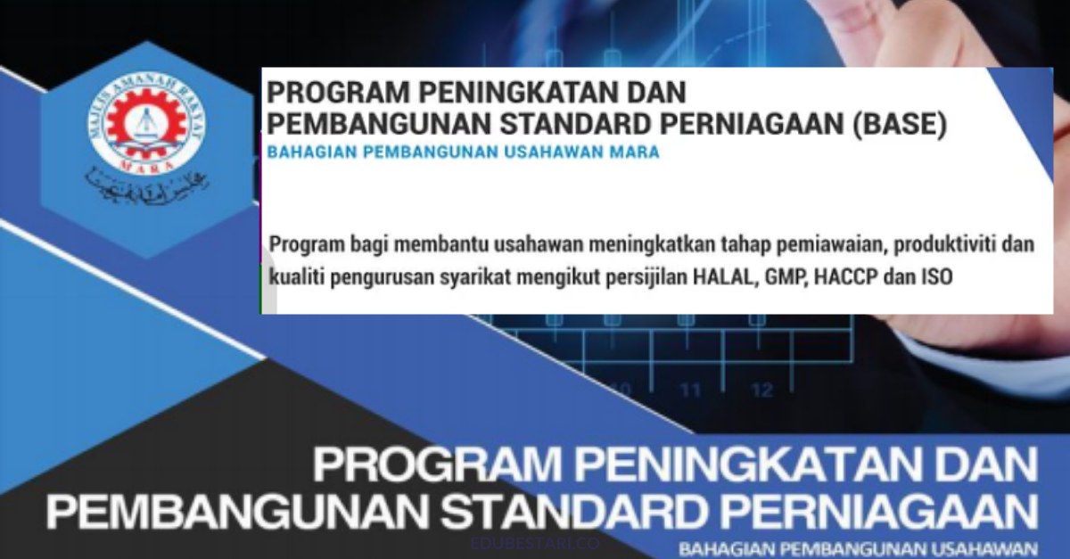 Permohonan Program Peningkatan Dan Pembangunan Standard Perniagaan MARA