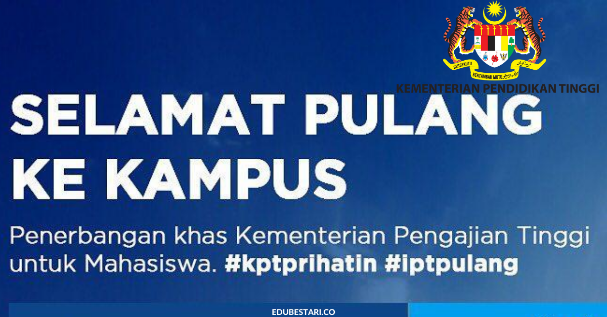 Penerbangan Khas Kementerian Pengajian Tinggi Untuk Mahasiswa. Mohon Sekarang