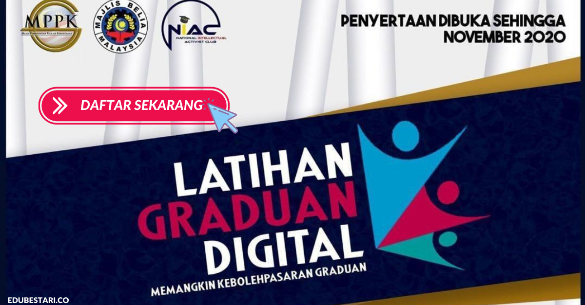 Penyertaan Latihan Graduan Digital Secara Online, Elaun Bulanan RM800 Kepada Graduan & Lepasan SPM