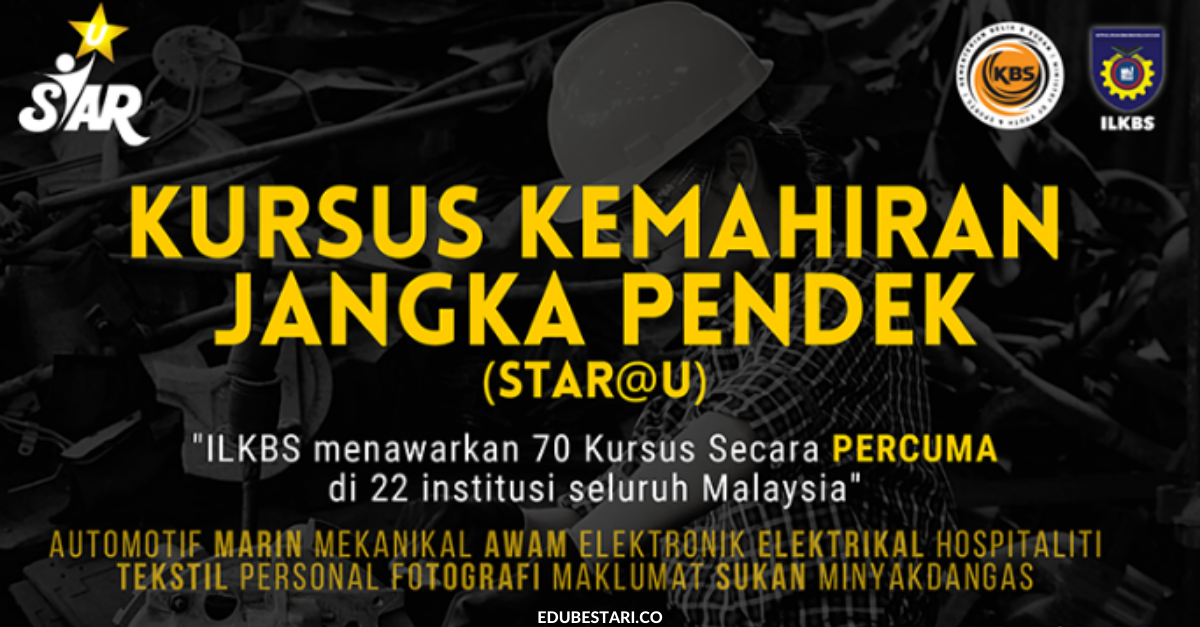 Permohonan Kursus Kemahiran Jangka Pendek ILKBS Secara Percuma