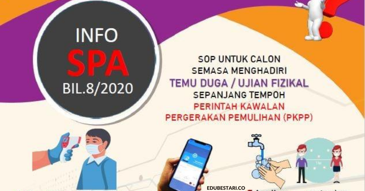 SOP Semasa Menghadiri Temuduga / Ujian Fizikal Sepanjang Tempoh PKP