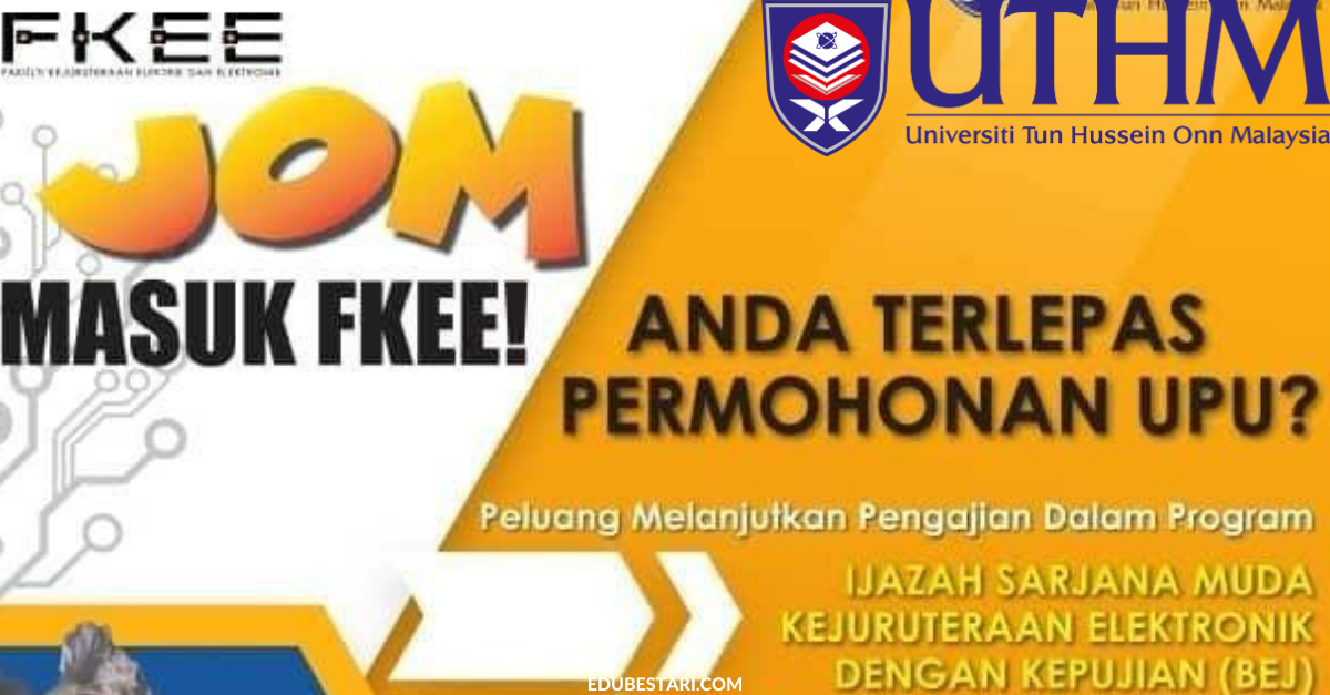 Permohonan Kemasukan Ijazah Sarjana Muda Kejuruteraan UTHM Kini Dibuka