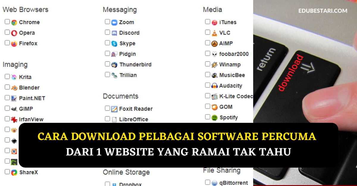 Cara Download Pelbagai Software Percuma Dari 1 Website Yang Ramai Tak Tahu