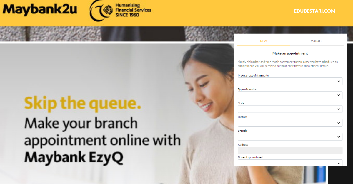 Maybank EzyQ: Cara Buat Temu Janji Dengan Maybank, Tak Perlu Beratur Panjang