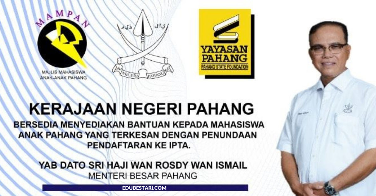 Mohon Bantuan Anak Pahang Yang Terkesan Dengan Penundaan Pendaftaran Ke IPTA