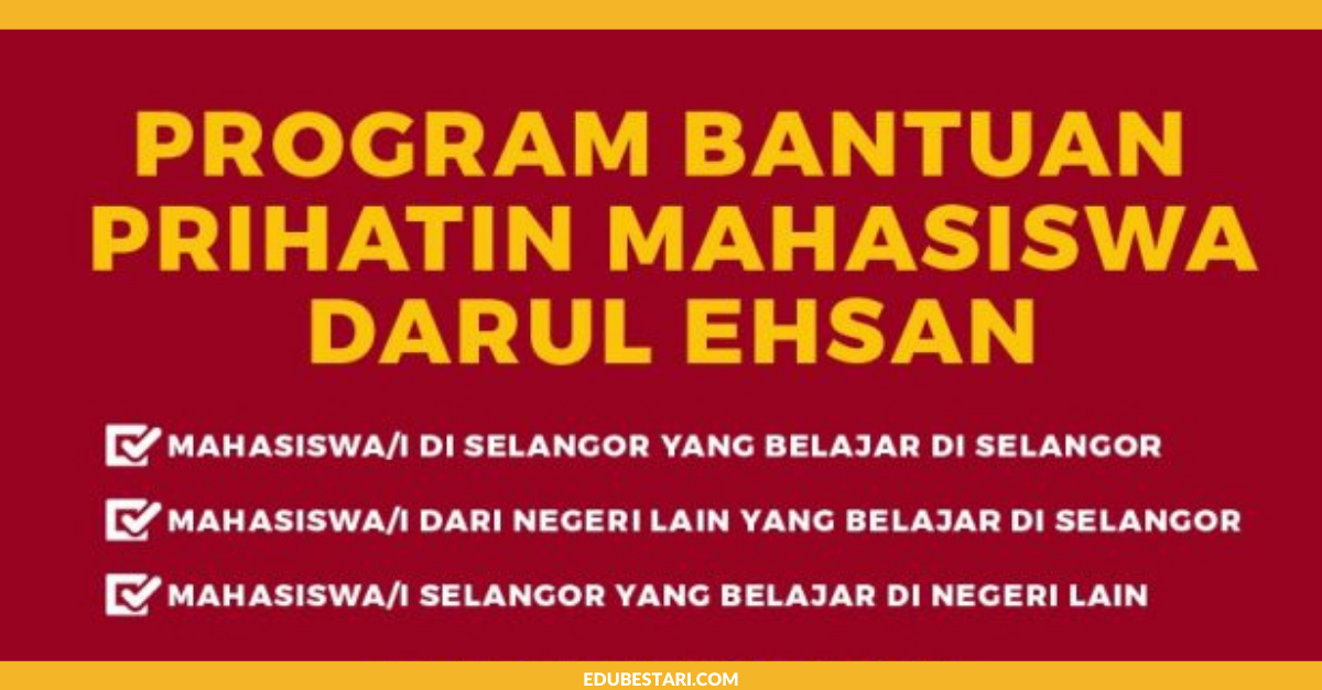 Mohon Bantuan Prihatin Mahasiswa Darul Ehsan