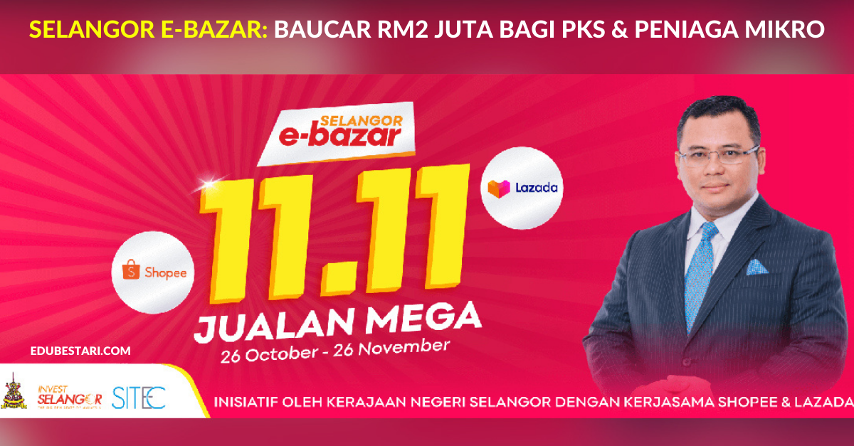 Selangor E-bazar: Baucar RM2 Juta Bagi PKS & Peniaga Mikro