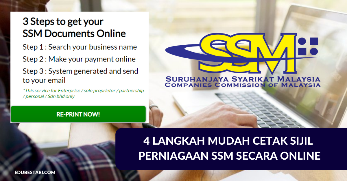 Sijil SSM Hilang? Ini 4 Langkah Mudah Cetak Sijil Perniagaan SSM Secara Online