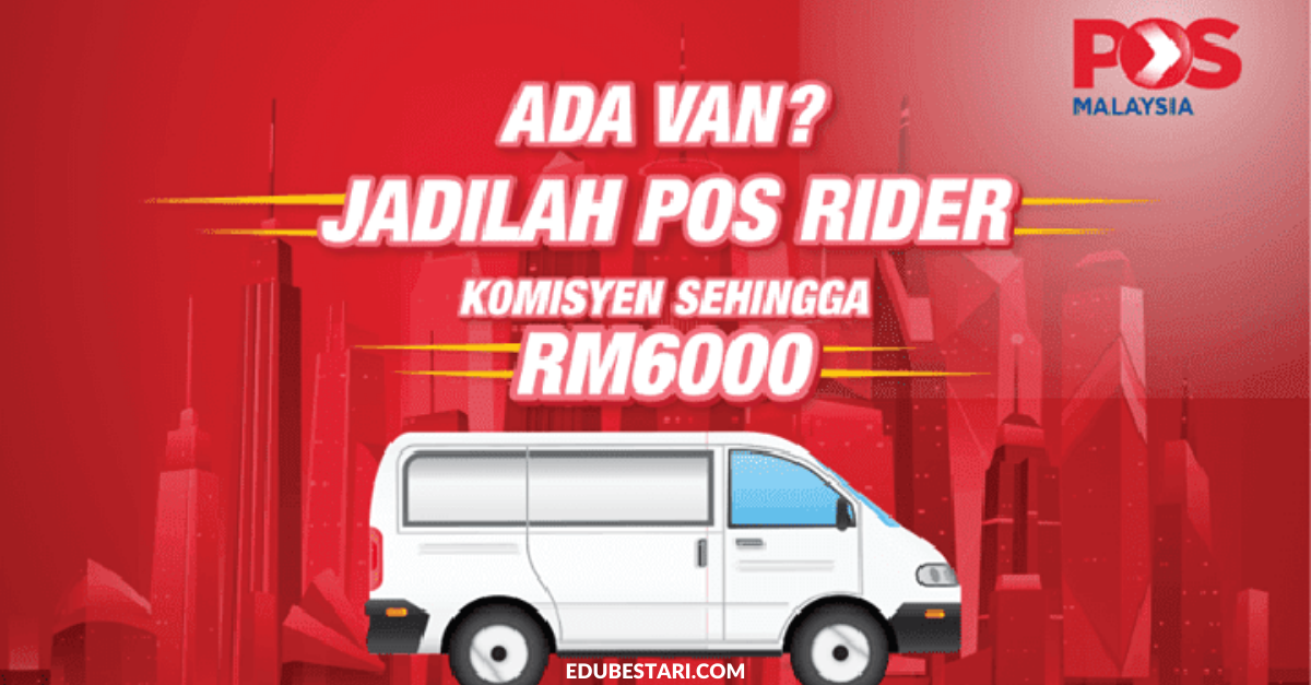 Peluang Kerjaya Sebagai Pos Rider Malaysia. Komisyen Sehingga RM10,000 Sebulan Menanti Anda
