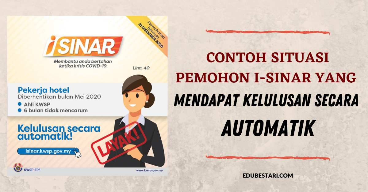 Pemohon i-Sinar Yang Layak Mendapat Kelulusan Secara Automatik