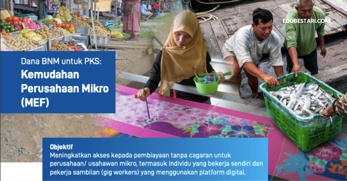 Kemudahan Perusahaan Mikro (MEF): Pembiayaan Tanpa Cagaran Sehingga RM50,000 Buat Usahawan