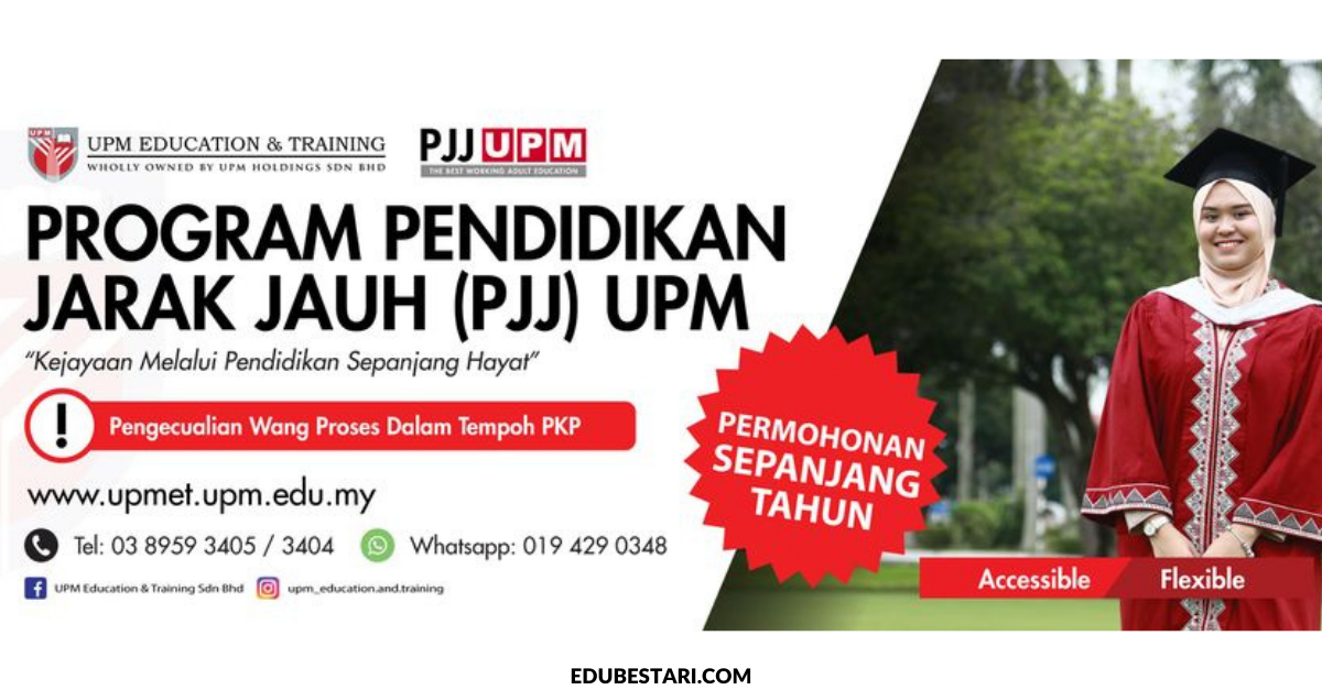 Permohonan Program Pendidikan Jarak Jauh UPM Kemasukan Februari & September 2021