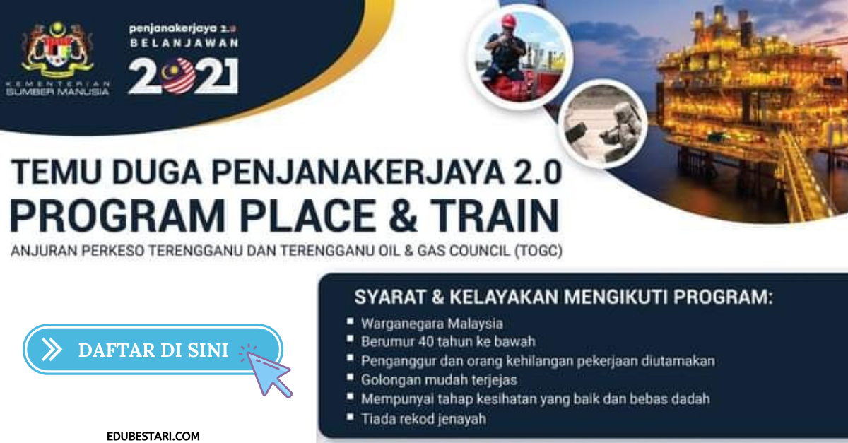 Temuduga PenjanaKerjaya 2.0: Daftar Program Place & Train Untuk Penempatan Pekerjaan