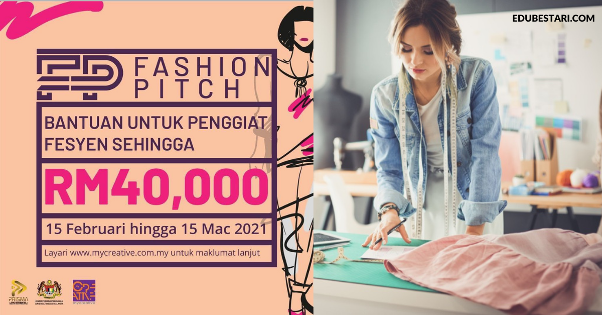 Fashion Pitch: Mohon Bantuan Untuk Penggiat Fesyen Sehingga RM40,000