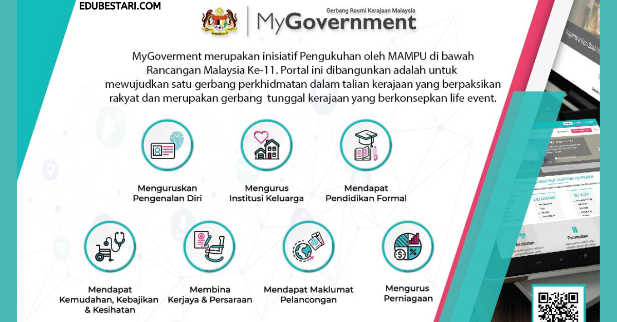 MyGovernment: Cara Daftar & Senarai Perkhidmatan Digital Disediakan Pelbagai Jabatan