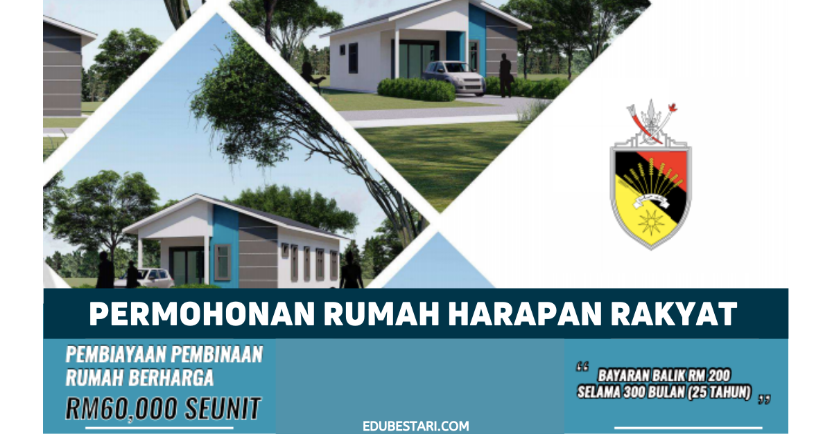 Permohonan Rumah Harapan Rakyat Serendah RM60,000 Dengan Bayaran RM200 Sebulan