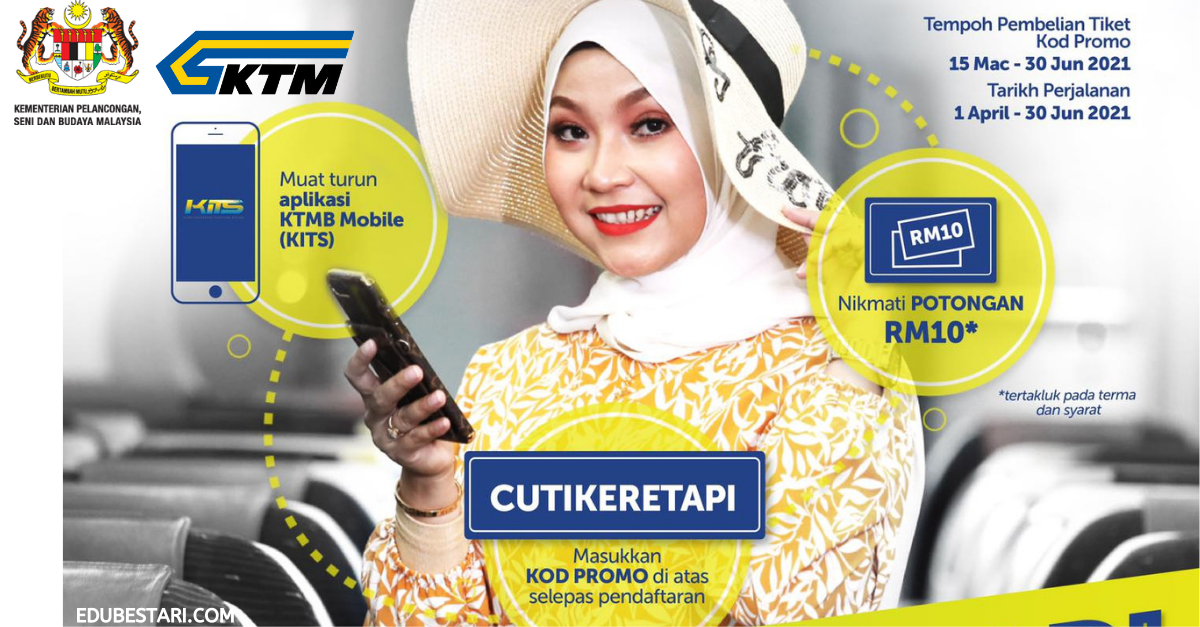 Diskaun RM10 Tiket ETS Perjalanan April Hingga Jun 2021. Boleh Mula Beli Sekarang