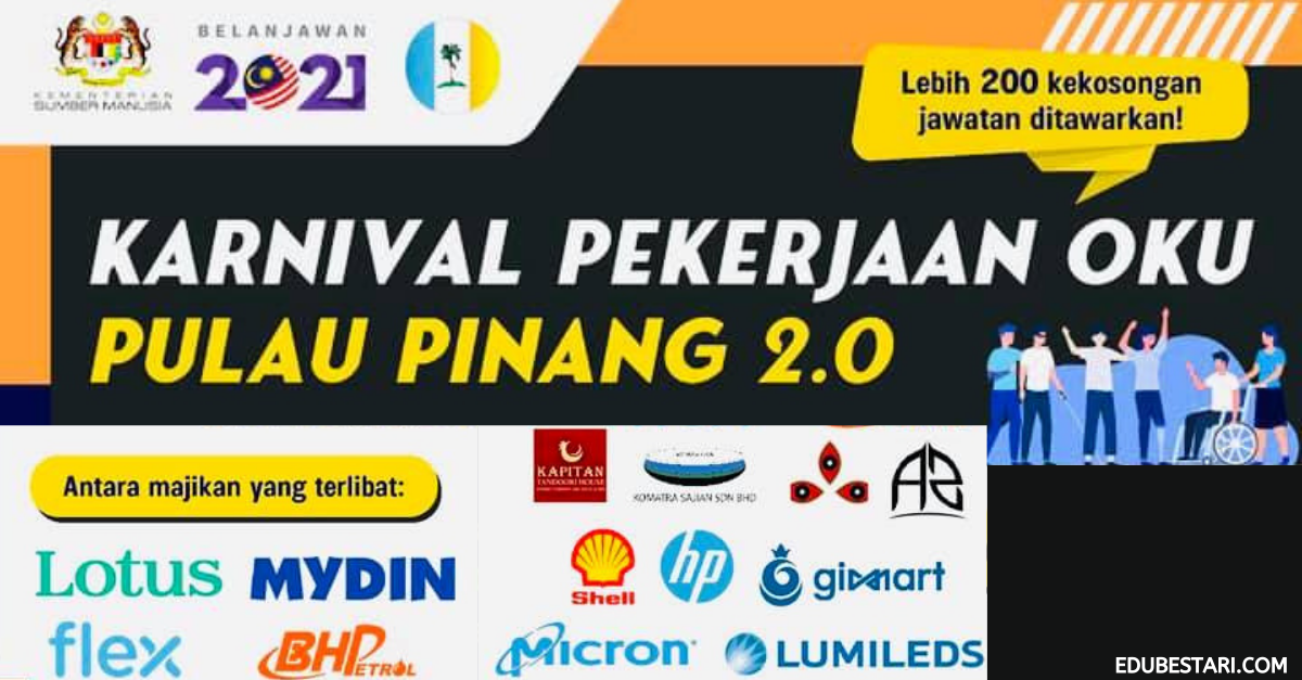 Karnival Pekerjaan OKU Pulau Pinang 2.0: Pelbagai Peluang Pekerjaan Untuk Pekerja OKU