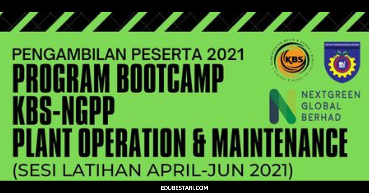 Pengambilan Peserta Program Bootcamp KBS 2021. Jaminan Kerja Pendapatan Sehingga RM1,500