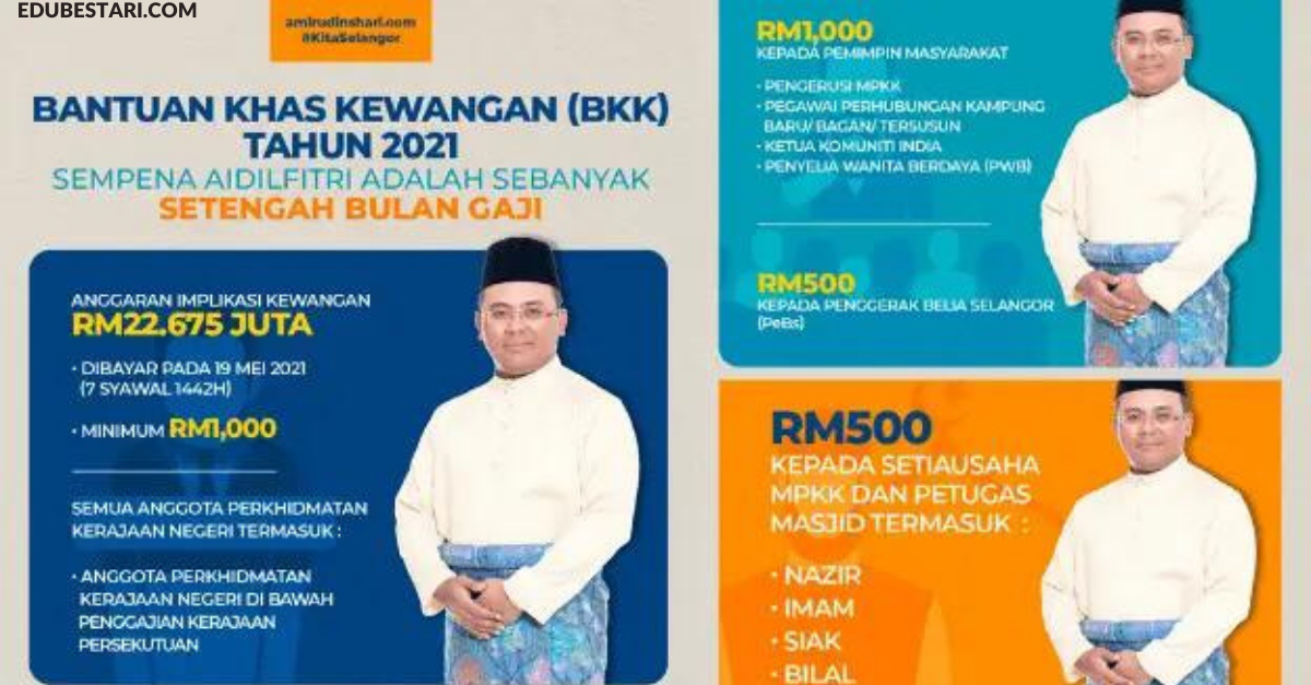 Bonus Raya Minimum RM1,000 Buat Kakitangan Awam Selangor & Pemimpin Masyarakat 