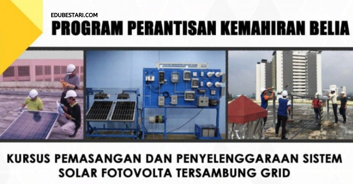 Program Perantisan Kemahiran Belia Terbuka Buat Lepasan SPM. Elaun Bulanan Diberi
